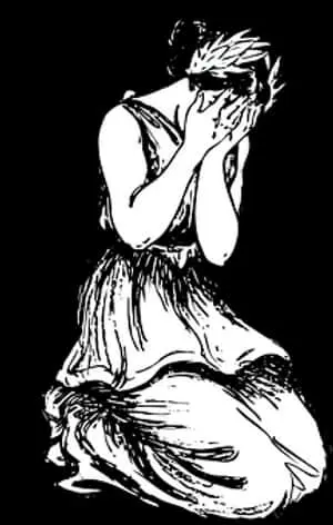 Woman Crying Artwork